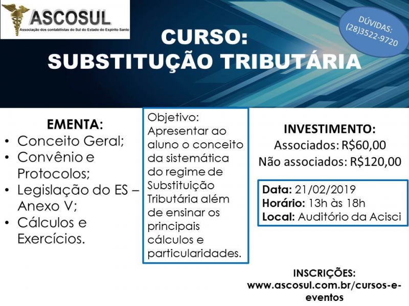 SUBSTITUIÇÃO TRIBUTÁRIA