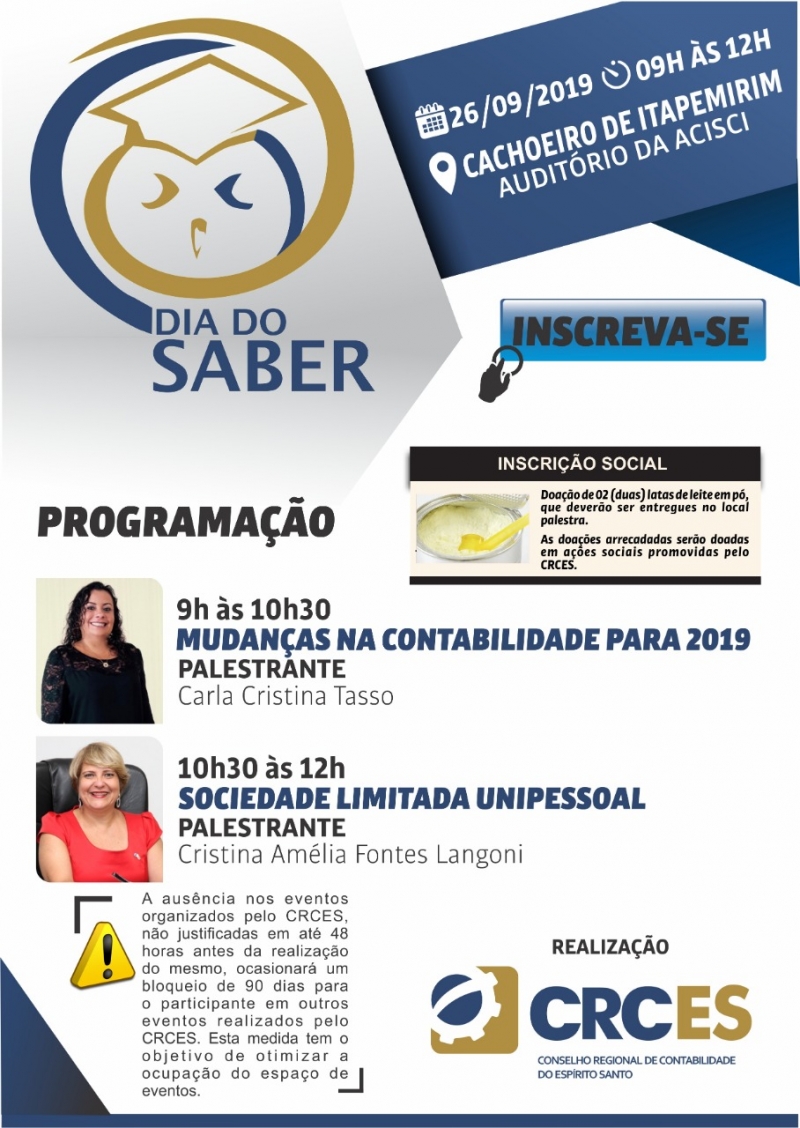 Palestra: Mudanças Contábeis para 2019