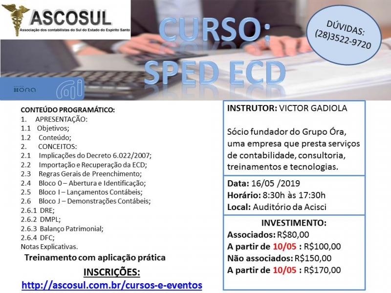 CURSO: SPED ECD